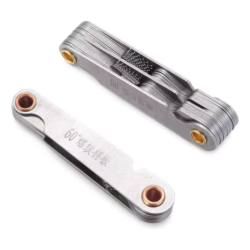 MEDIDOR CALIBRADOR ROSCA TORNILLO TORNO 20 CUCHILLAS 55°