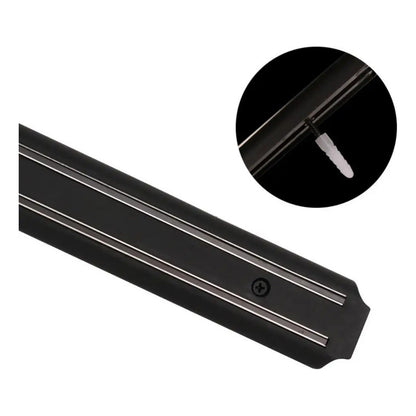ORGANIZADOR CUCHILLOS UTENSILIOS COCINA MAGNÉTICO PARED NEGRO
