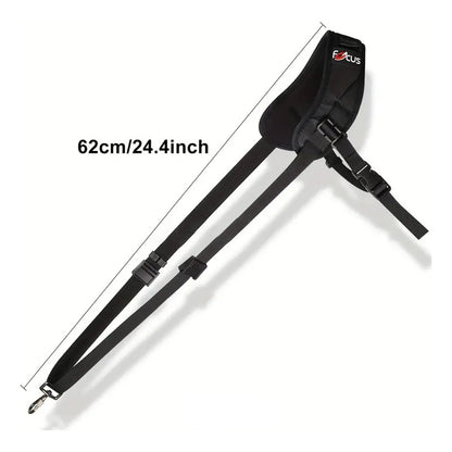 CORREA AJUSTABLE HOMBRO CAMARA DSLR PROFESIONAL ROSCA 1/4 NEGRO HOMBRO