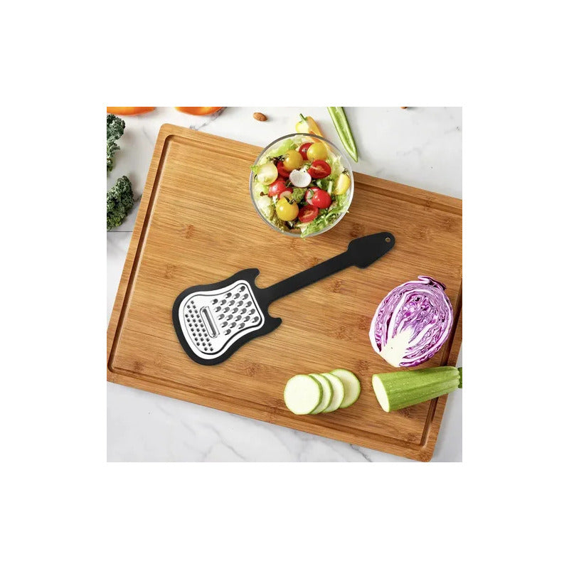 RALLADOR QUESO 3 EN 1 ACERO INOXIDABLE GUITARRA ELÉCTRICA NEGRO