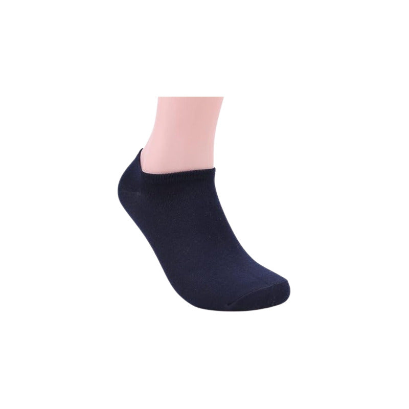 2X PARES MEDIAS TOBILLERAS NEGRAS CALCETINES NEGRO LISO 36-41