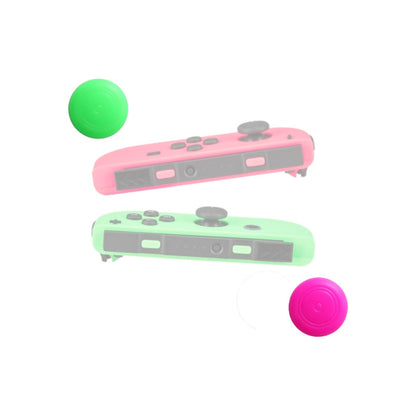 2X PROTECTOR SILICONA JOYSTICK MANDO CONTROL J-CON AZUL ROJO VERDE/FUCSIA