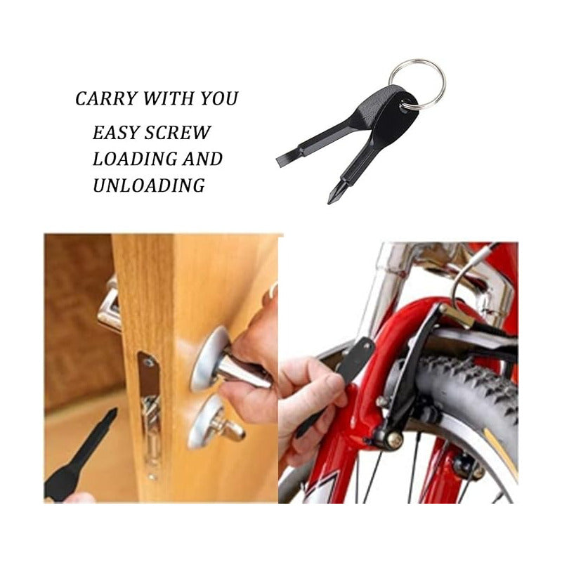 2 PCS DESTORNILLADOR ESTRELLA PALA LLAVES MULTIFUNCIÓN