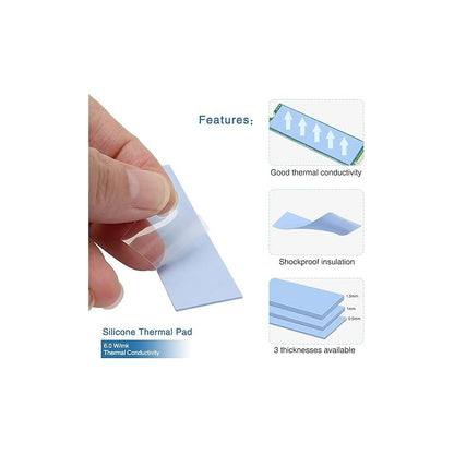 10X PAD TÉRMICO DISIPADOR PROCESADOR BOARD COMPUTADR TARJETA