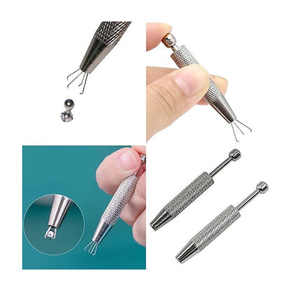 PINZAS JOYERÍA 4 PUNTAS PRECISIÓN ARTESANÍAS PIEDRERÍA