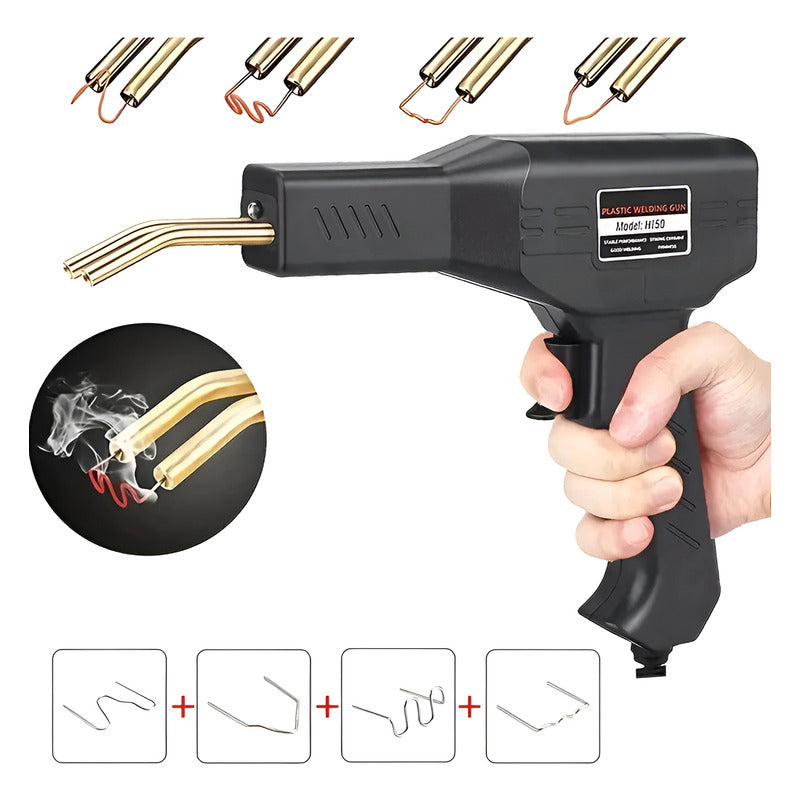 PISTOLA MÁQUINA SOLDAR PLÁSTICO SOLDADOR NEGRO RESTAURACIÓN NEGRO 110V