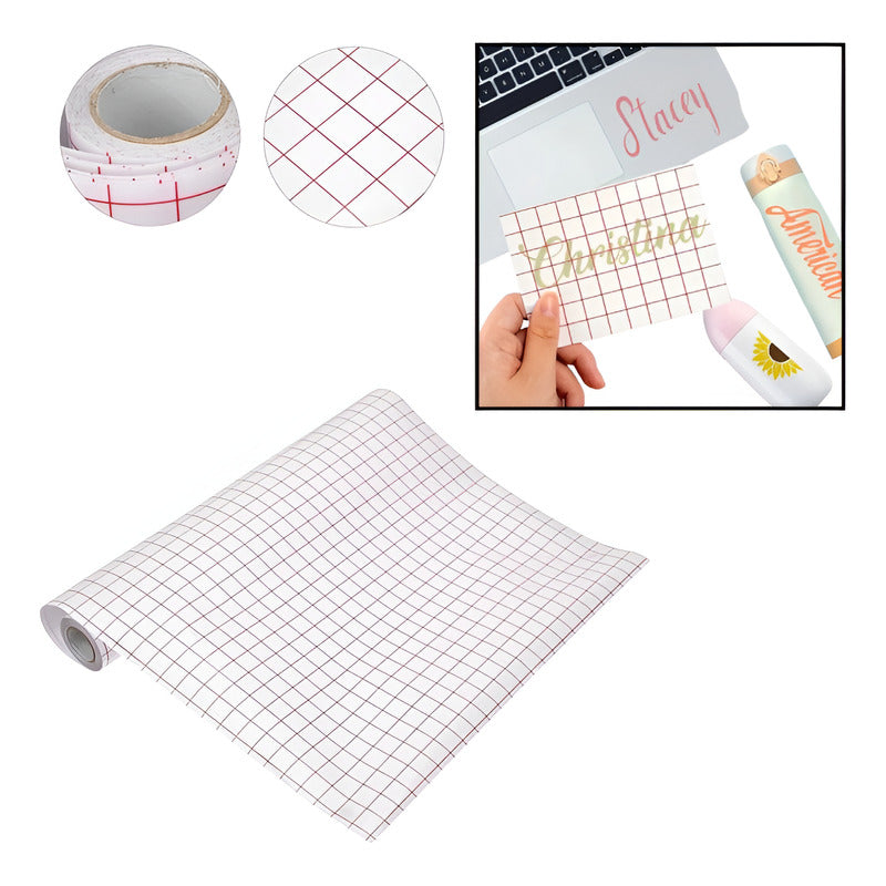 ROLLO PAPEL TRANSFER VINILO TRANSPARENTE 3MTS X 30CMS