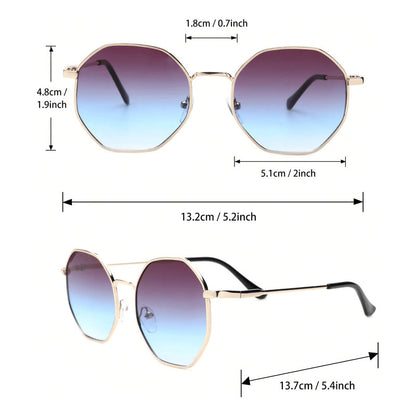 GAFAS SOL POLICARBONATO POLARIZADO REDONDAS FASHION ESTILO REDONDO VIOLETA AZUL DORADO OSCURO DORADO OSCURO