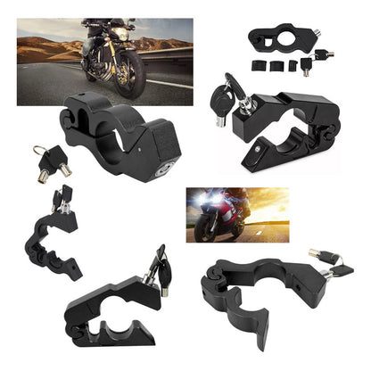 SEGURO ANTIRROBO CANDADO MOTO ACELERADOR MANILLAR FRENO