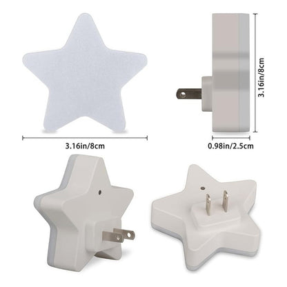 LUZ LED NOCTURNA NIÑOS SENSOR CONTROL PARED ALCOBA BLANCO 110V BLANCO