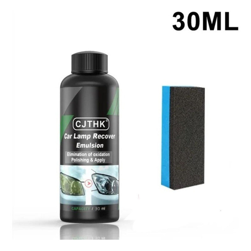 KIT PULIDO RESTAURACION LIMPIEZA FAROS LUCES CARRO CAMIONETA BLANCO