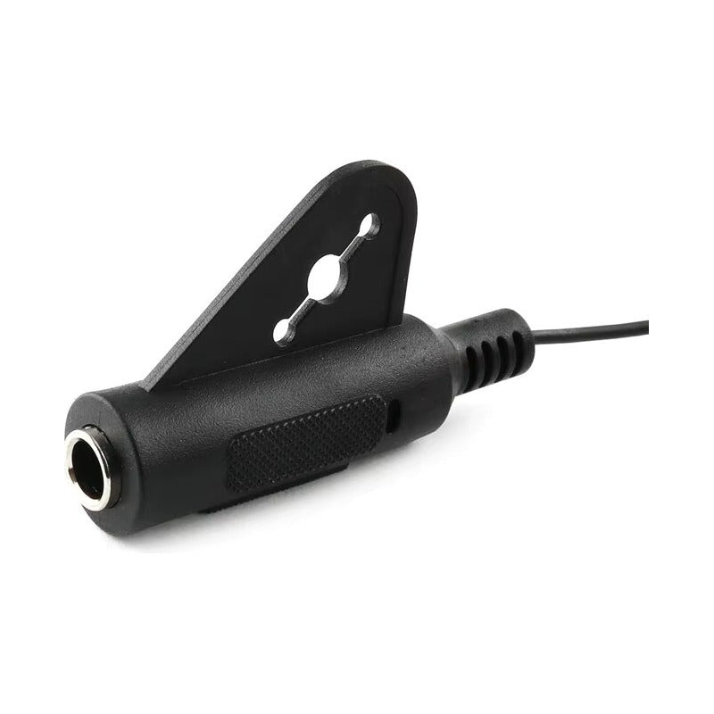 MICRÓFONO CONTACTO PASTILLA AUDIO GUITARRA ACÚSTICA JACK 1/4 NEGRO