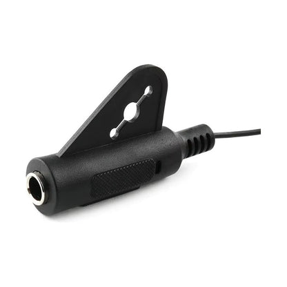 MICRÓFONO CONTACTO PASTILLA AUDIO GUITARRA ACÚSTICA JACK 1/4 NEGRO