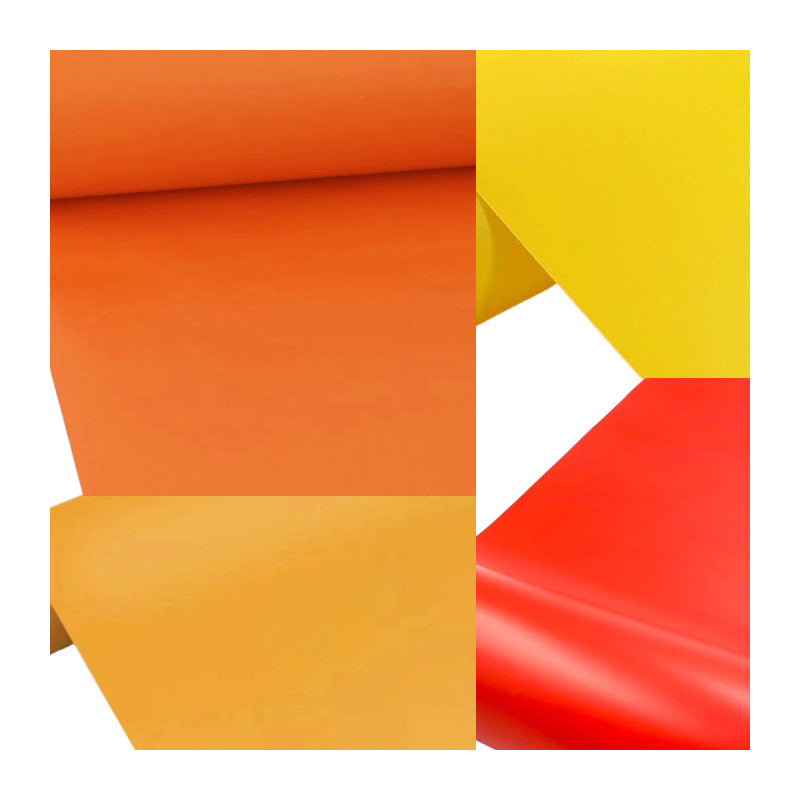 4X VINILO 12  X 12 GAMA CÁLIDOS FUEGO MATE ADHESIVO CAMEO MULTICOLOR MATE