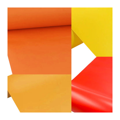 4X VINILO 12  X 12 GAMA CÁLIDOS FUEGO MATE ADHESIVO CAMEO MULTICOLOR MATE