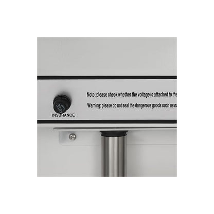 KIT MAQUINA SELLADORA PLÁSTICO + PISTOLA CALOR SET EMPRENDER 110/220V BEIGE