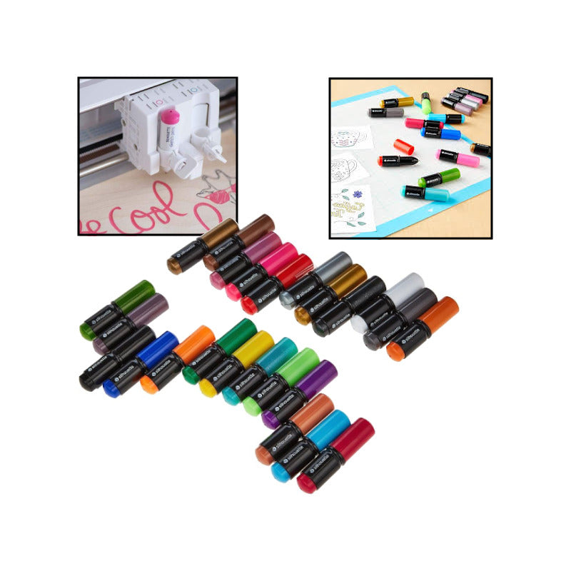 SILHOUETTE CAMEO SET 24 MARCADORES SKETCH PEN