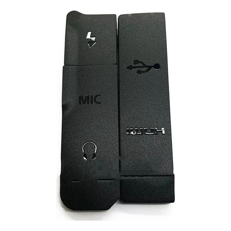 TAPA COBERTOR GOMA CAUCHO CONEXIONES CANON 5D MARK 4 NEGRO