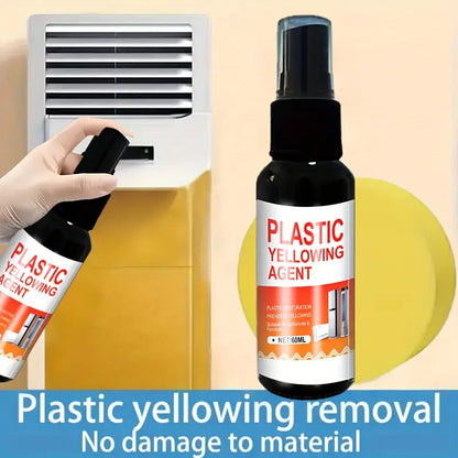 SPRAY ELIMINADOR AMARILLAMIENTO CARCAZAS PLÁSTICO REPARACIÓN NEGRO