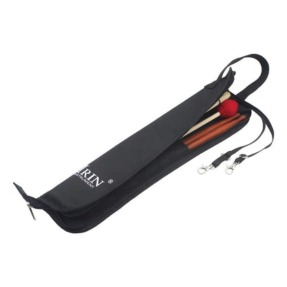 ESTUCHE PORTATIL BAQUETAS PERCUSION MALETA CORREA NEGRO 600D NEGRO