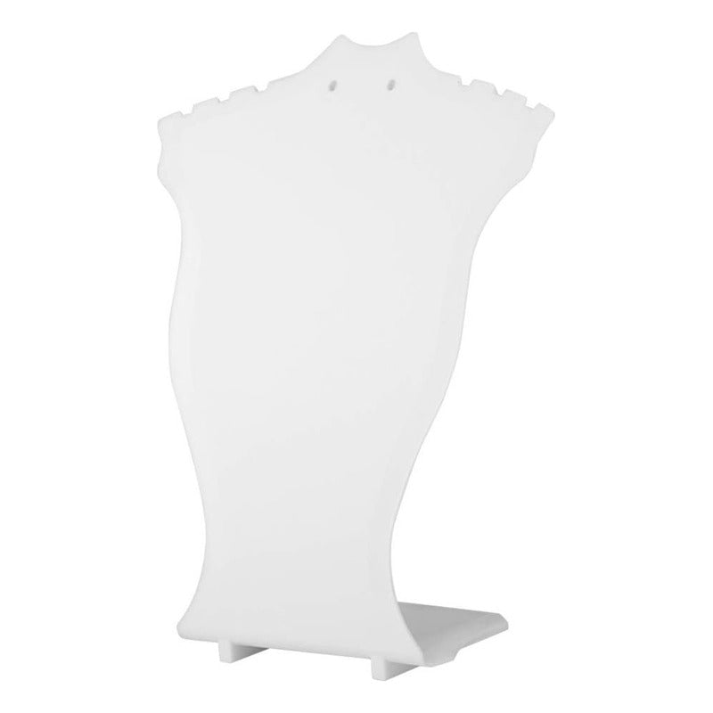 EXHIBIDOR JOYAS COLLAR ARETES PENDIENTES JOYERIA SOPORTE BLANCO