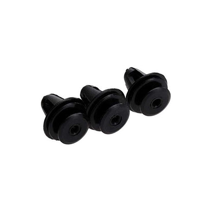 10X PIN CLIP PLÁSTICO REMACHE AJUSTE CARRO RETENEDOR MOTOR NEGRO