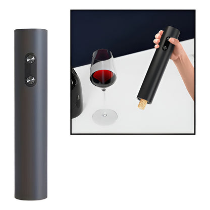 SACACORCHOS ELÉCTRICO AUTOMÁTICO VINO ABREBOTELLAS NEGRO