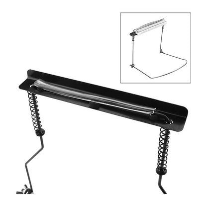 SOPORTE CUELLO ARMÓNICA DIATÓNICA 10CMS | 4 PULGADAS SOPORTE CUELLO NEGRO