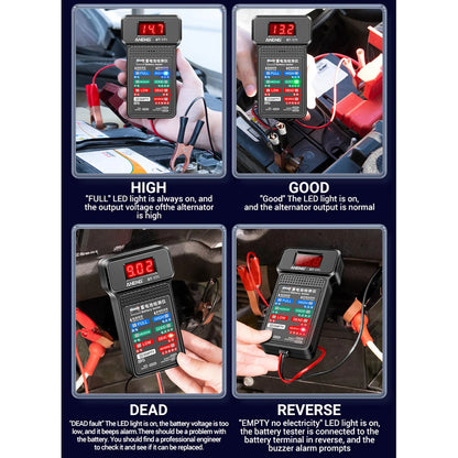 PROBADOR BATERIA MULTIFUNCIONAL ANENG BT-171 PANTALLA LED 12V