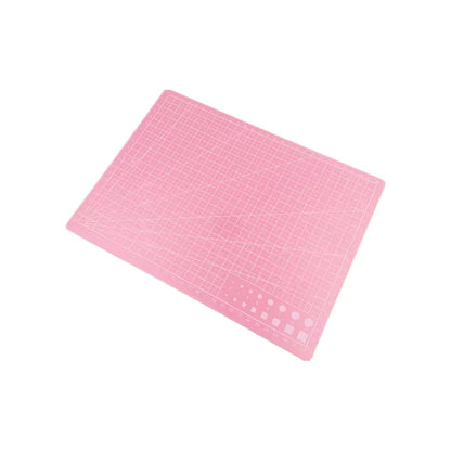 TAPETE CORTE A3 ALFOMBRILLA MANUALIDADES BISUTERIA PAPEL ROSA