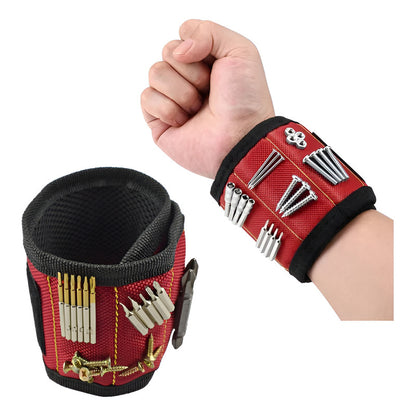 PULSERA MUÑEQUERA MAGNÉTICA TORNILLOS CLAVOS BROCAS TUERCAS N/A