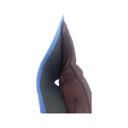 BILLETERA LONA AZUL SNOOPY CORAZÓN TARJETERO MONEDERO AZUL ACERO LISO