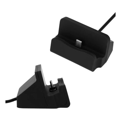 CARGADOR CELULAR BAHÍA USB TIPO C ANDROID CARGA RÁPIDA NEGRO
