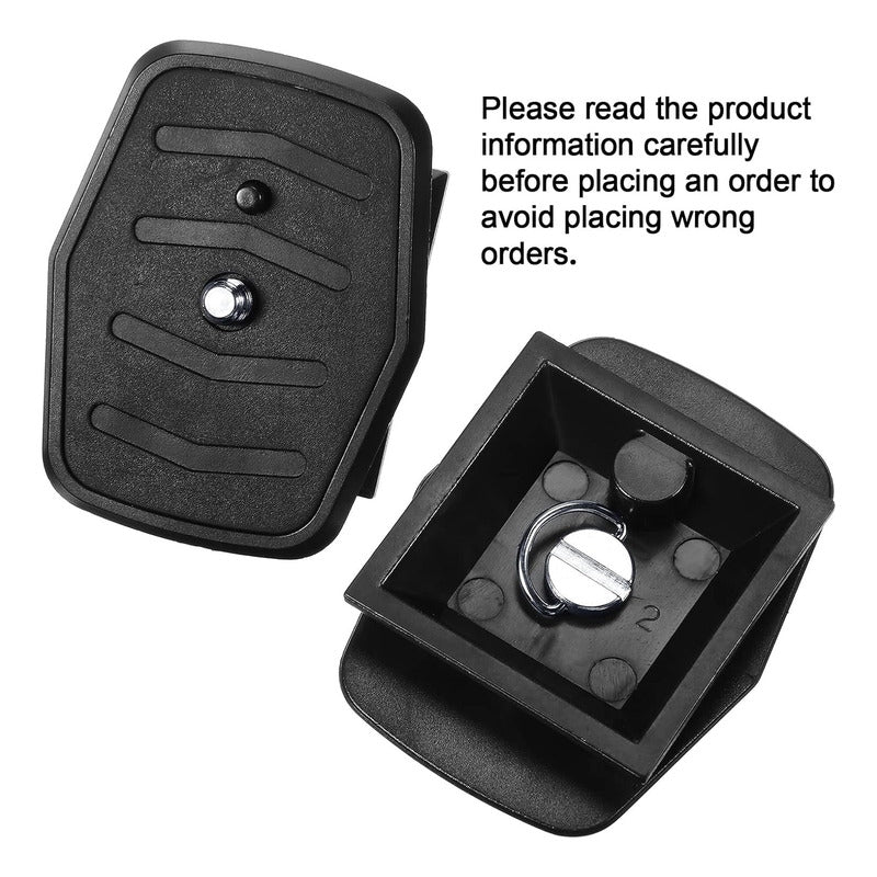 TRIPODE PLACA LIBERACIÓN RÁPIDA ZAPATA 44.6 X 44.6MMS NEGRO