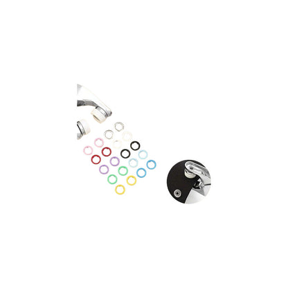 10X BOTONES PRESIÓN METÁLICOS 95MM ROPA JEAN BEBÉ MANUALIDAD COLORES MIXTOS BOTONES PRESION METAL