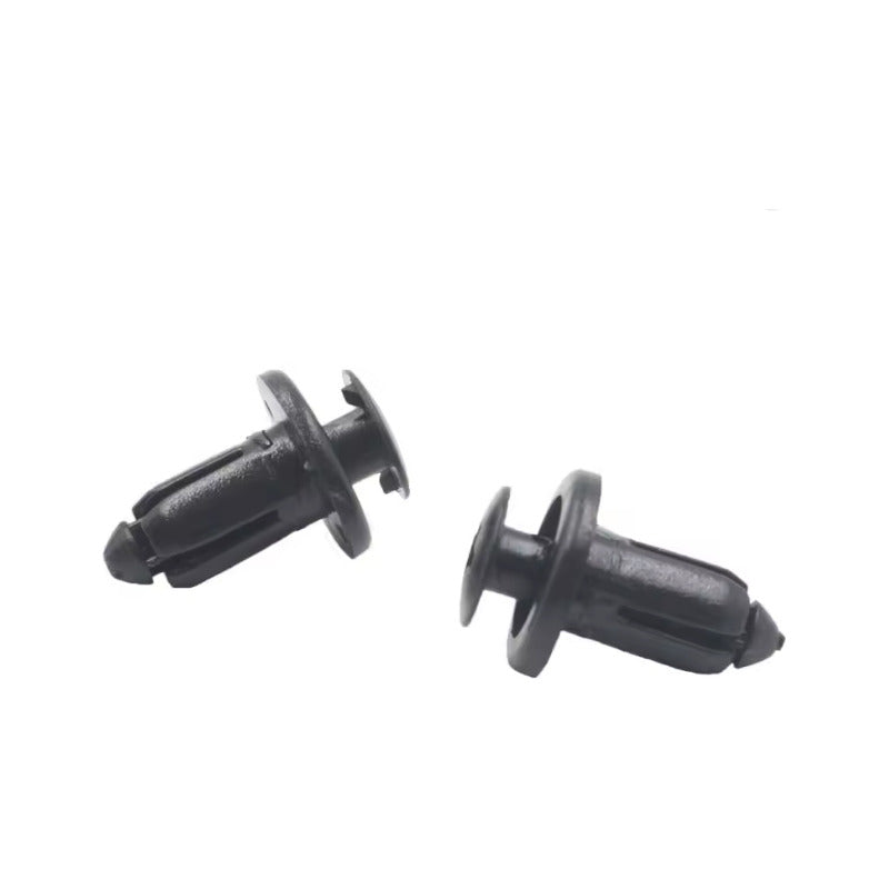 10X PIN PLÁSTICO CLIP AJUSTE AUTO RETENEDOR REMACHE MOTOR NEGRO