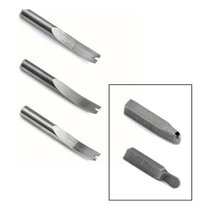 KIT HERRAMIENTAS CUERO MARROQUINERÍA 7 EN 1 ARTESANÍAS BORDÓ