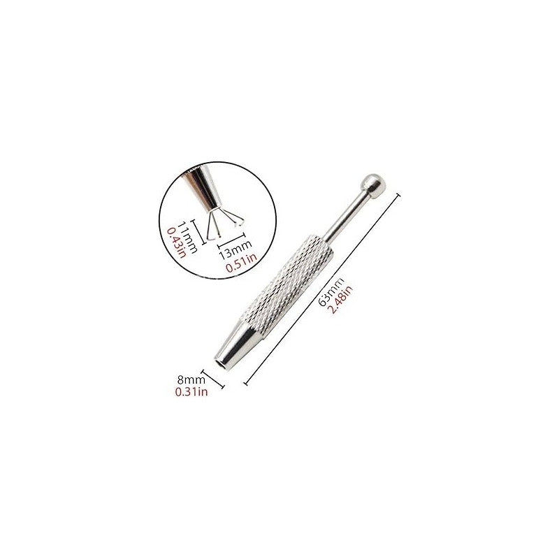 PINZAS JOYERÍA 4 PUNTAS PRECISIÓN ARTESANÍAS PIEDRERÍA