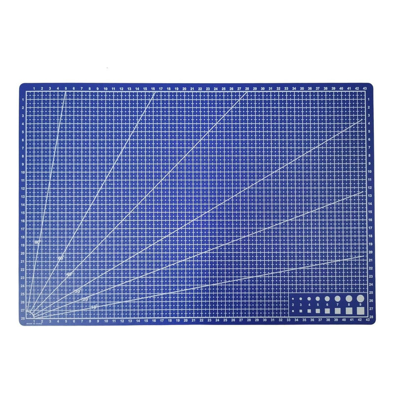 A3 TAPETE CORTE PAPEL MANUALIDADES BISUTERÍA ALFOMBRILLA AZUL MARINO