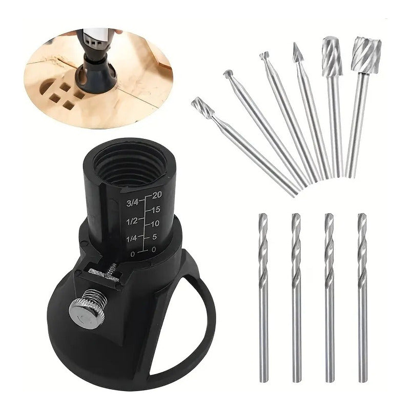 KIT 11 UNID BROCAS TALADRO AMOLADORA MOTOTOOL CARPINTERÍA