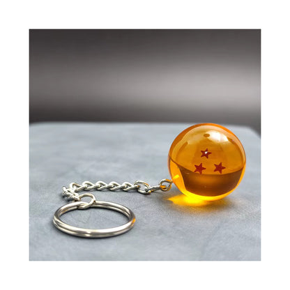 LLAVERO ESFERA DEL DRAGON BALL Z GOKU SUPER SAYAYIN NARANJA