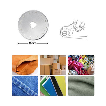 CORTADOR TELA ROTATIVO 45MM SASTRERÍA COSTURA ROPA BRICOLAJE