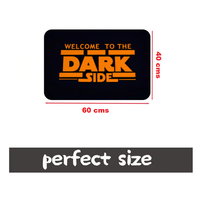 TAPETE HOGAR COCINA ENTRADA CASA DARK SIDE NARANJA 40X60 60 CM 40 CM STAR WARS NEGRO/NARANJA