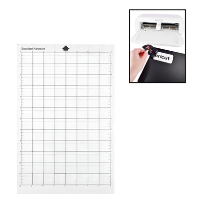 TAPETE CORTE 8X12 PULG AIBECY STANDAR GRIP PARA CRICUT CAMEO TRANSPARENTE