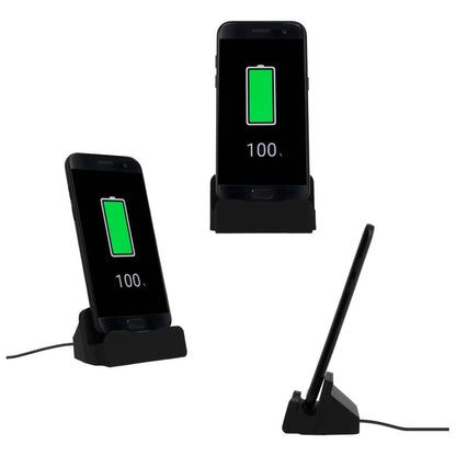 CARGADOR CELULAR BAHÍA USB TIPO C ANDROID CARGA RÁPIDA NEGRO