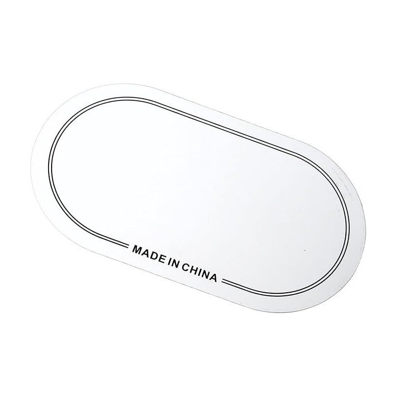 PARCHE DOBLE BOMBO PEDAL BATERÍA ACÚSTICA REDUCTOR SONIDO BLANCO