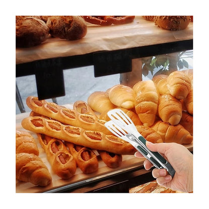 PINZA ACERO INOXIDABLE MULTIUSOS COCINA 28CMS RESTAURANTE PLATEADO