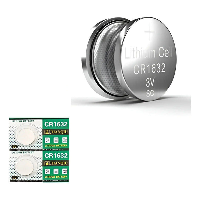 2X PILA BATERÍA BOTÓN CR1632 LITIO 3V ECR1632 BR1632 LM1632