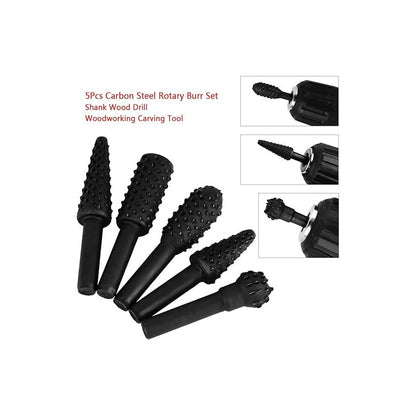 5 PCS BROCA MADERA TALLADO MARQUETERÍA CARPINTERÍA BISUTERÍA