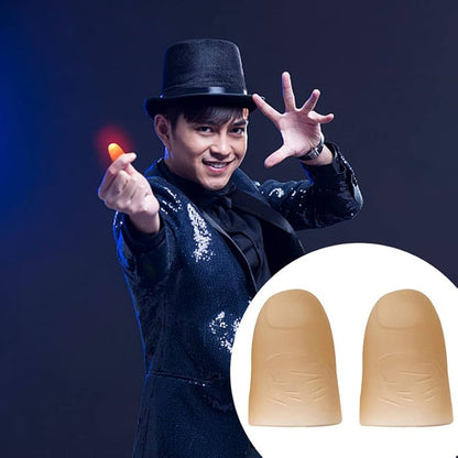 2X DEDOS LUZ LED MAGIA ILUSIONISMO DISFRAZ JUEGO FIESTAS